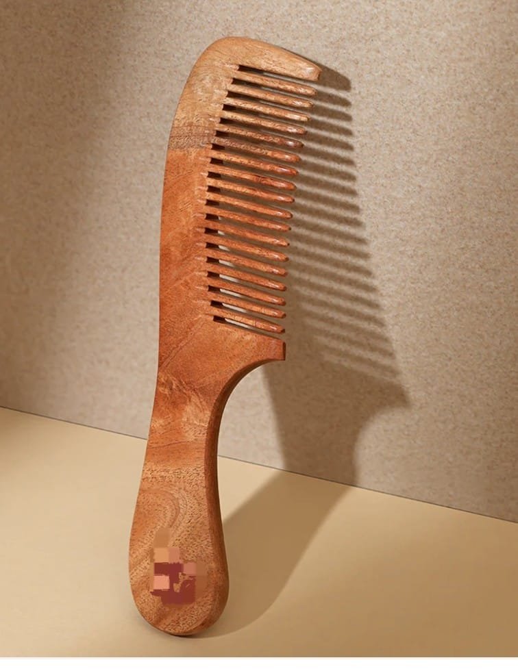 Lily Neem Dual Tooth Comb – Eco-Conscious  | Pancham Purusartha Aligned